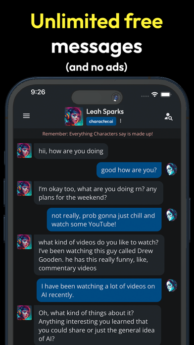 Screenshot 4 of Character AI - Chat Ask Create App