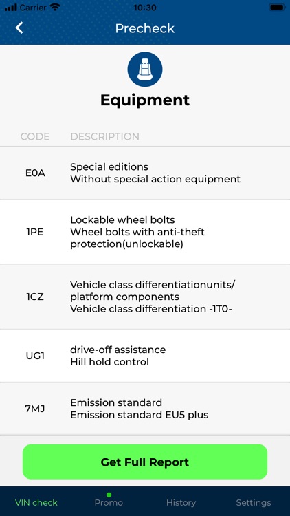 Car History Check: VIN Decoder