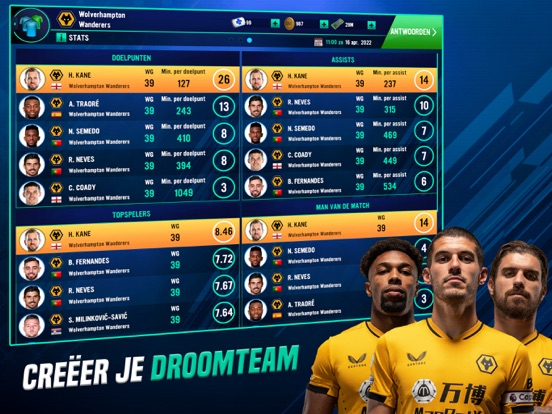 Soccer Manager 2022 iPad app afbeelding 3