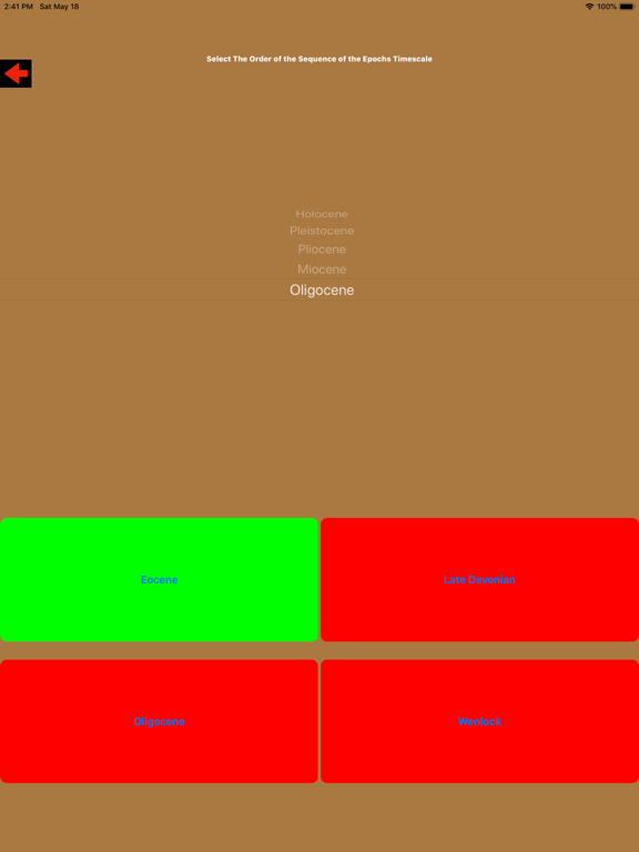 Stratigraphy Sequence Tutor screenshot 3