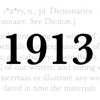 1913 Dictionary