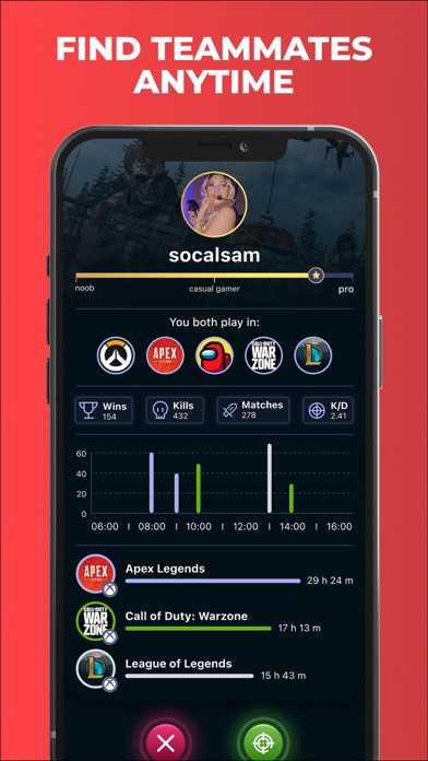 PLINK – Haz Equipo y Juega iPhone Capturas de pantalla