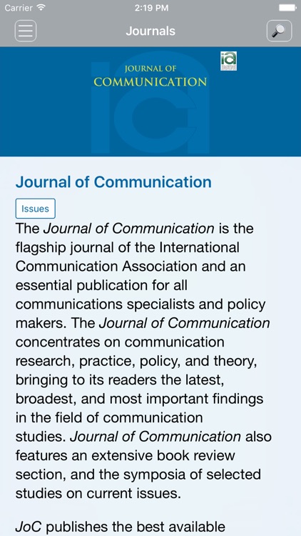 Journal of Communication