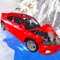 Snow car crash simulator