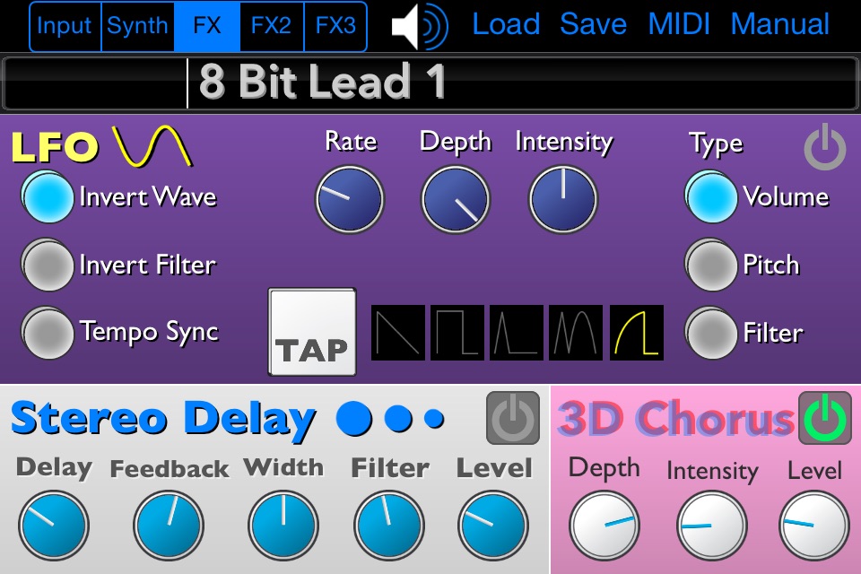 Jam Synth screenshot 2