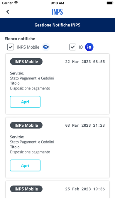 INPS mobile screenshot 4
