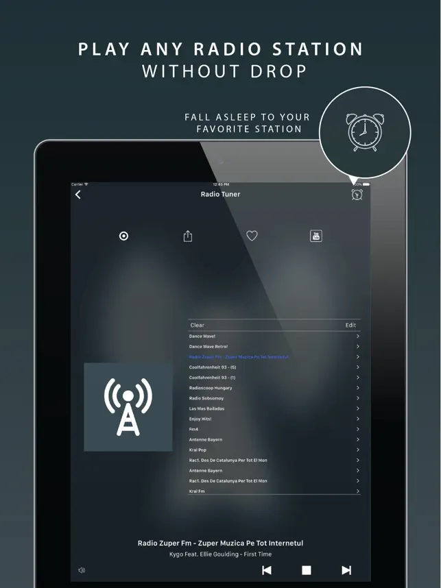 Screenshot 4 Radio Tuner - Live FM Stations iphone
