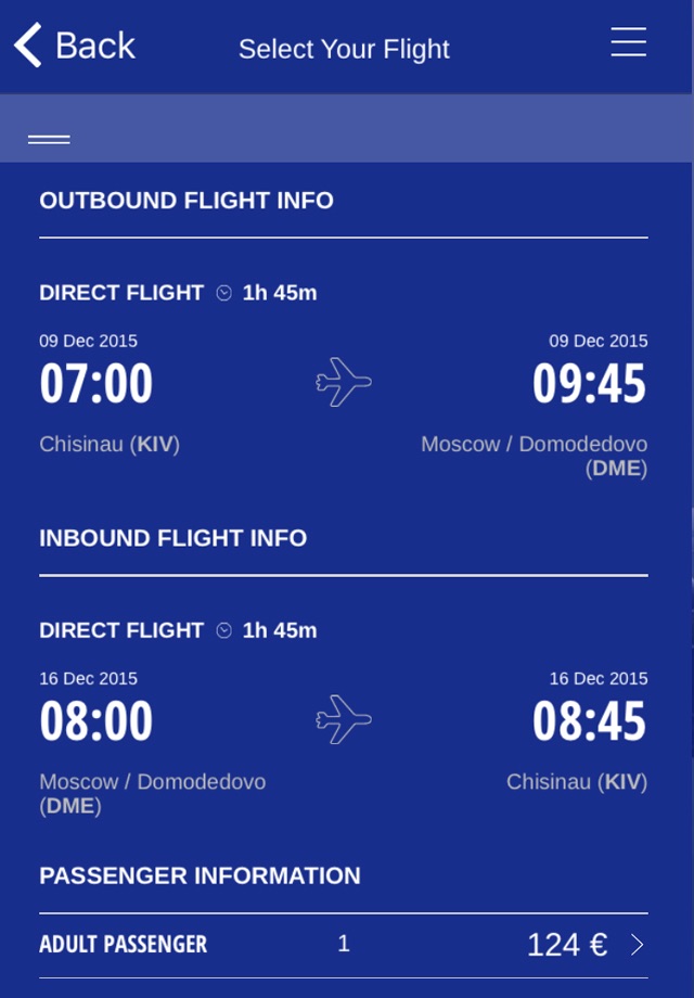 Air Moldova screenshot 4