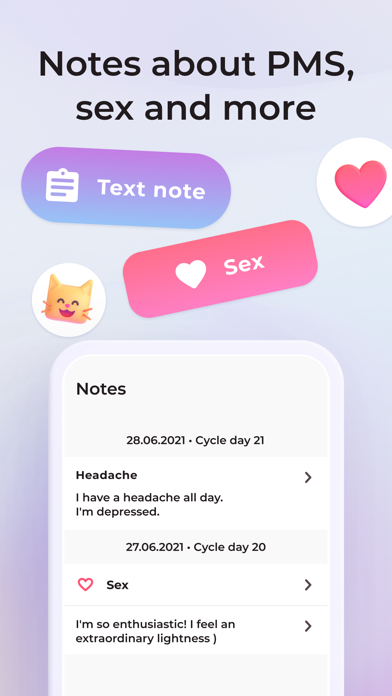 Period calendar - Days screenshot 2