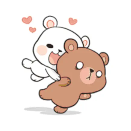 Bear Couple Love Cute Sticker Cheats