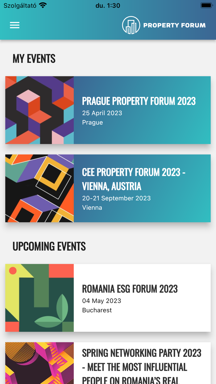 Property Forum Events