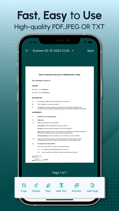 Mobile Document Scanner - Sign screenshot 3
