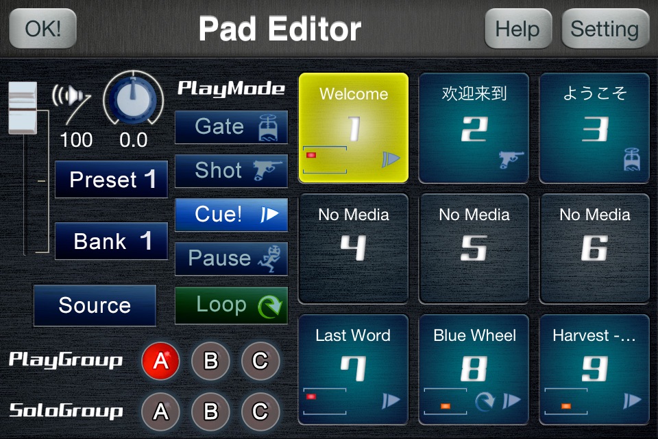 CueZy 9 Pad Sampler screenshot 3