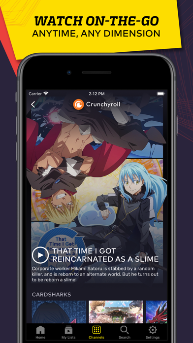 VRV: Anime, game videos & more screenshot 1