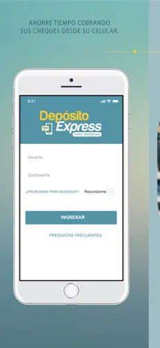 Captura 1 Depósito Express para Empresas iphone
