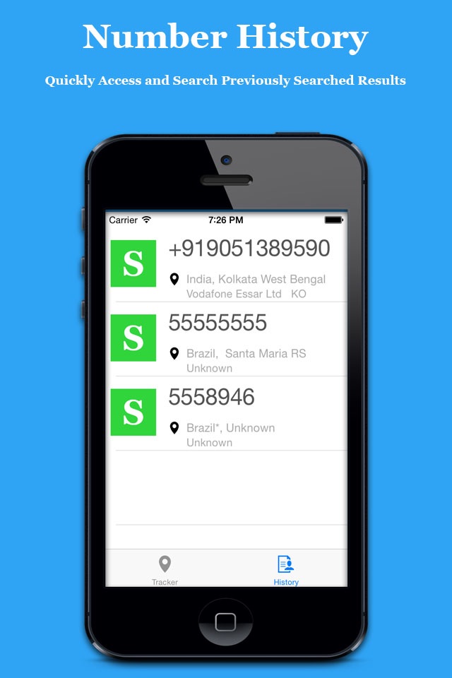 Number location tracker lookup screenshot 3