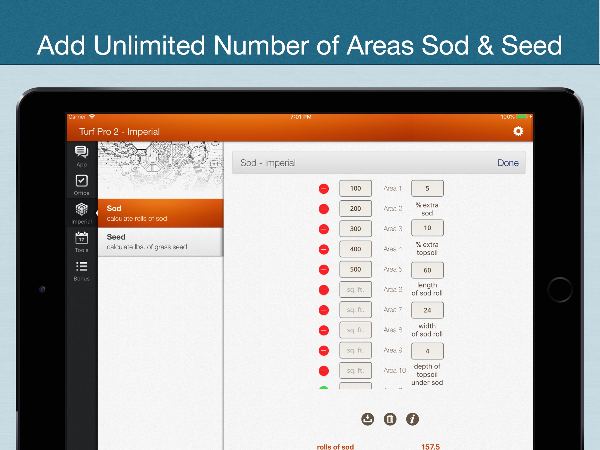 Turf Pro Estimator screenshot 3