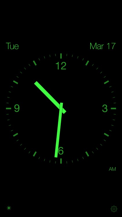 Disappearing Bedside Clock screenshot-0