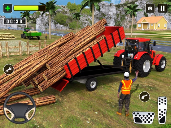 Tractor Games Trailer Pull 3D screenshot 3