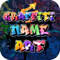 App Icon for Graffiti Text Name Art App in Pakistan IOS App Store