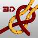 ロープの結び方 - ノット 3D アプリ Knots 3D 