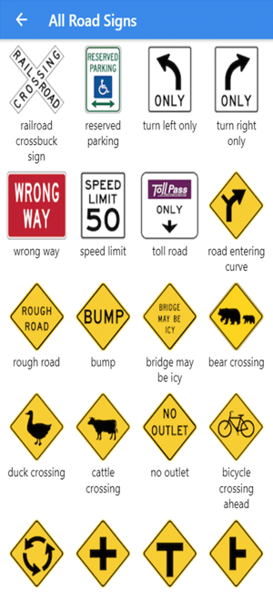 ‎Practice Test USA & Road Signs Capture d'écran