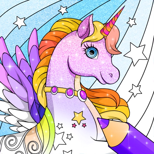 Unicorn Dress up Coloring Book no Jogos 360