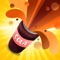 Test your slingshot skills in a coke fountain experiment and win the maximum coins on multiple levels