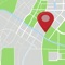 Easily finds your GPS location and marks it on a map