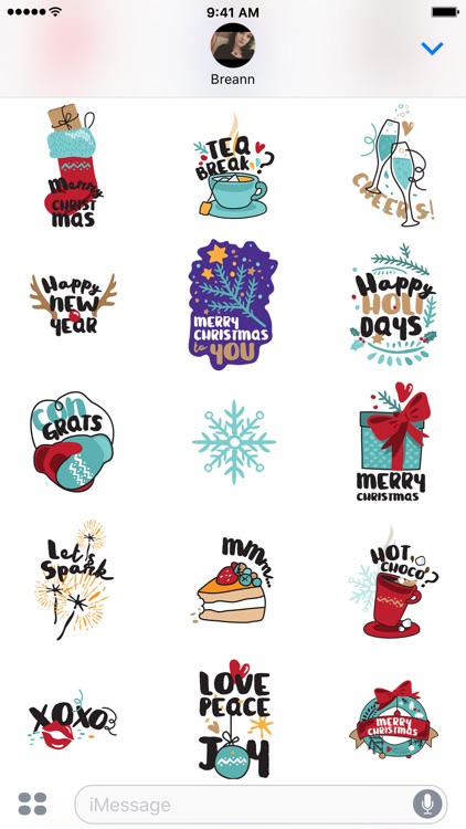 Christmas & New Years Stickers