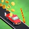 Tap to the tolls to let the cars pass, each car will earn you money