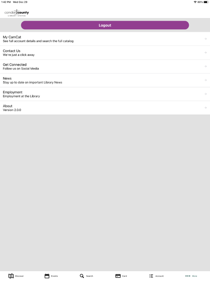 Camden County Library Mobile