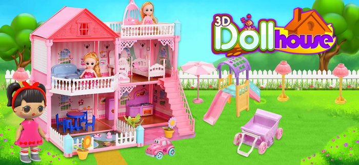 Surprise Doll House Decor 3D