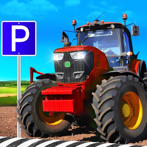 Farm Tractor Parking Adventure Icon