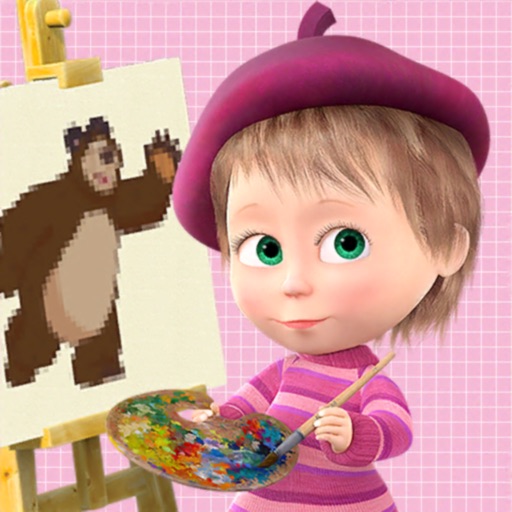 Masha and Bear - coloring book Icon
