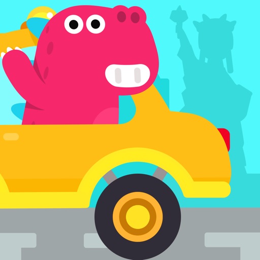 儿童汽车游戏：环游世界logo