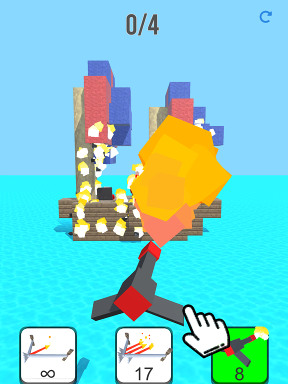 Burn it Down! 3D Pixel Game screenshot 2