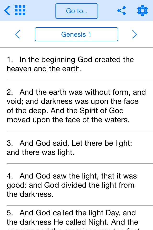 Holy Bible Offline iPhone screenshot 2