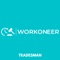 Workoneer is a platform where client can submit the jobs they want to get done and tradesman can bid for the best deal to the clients