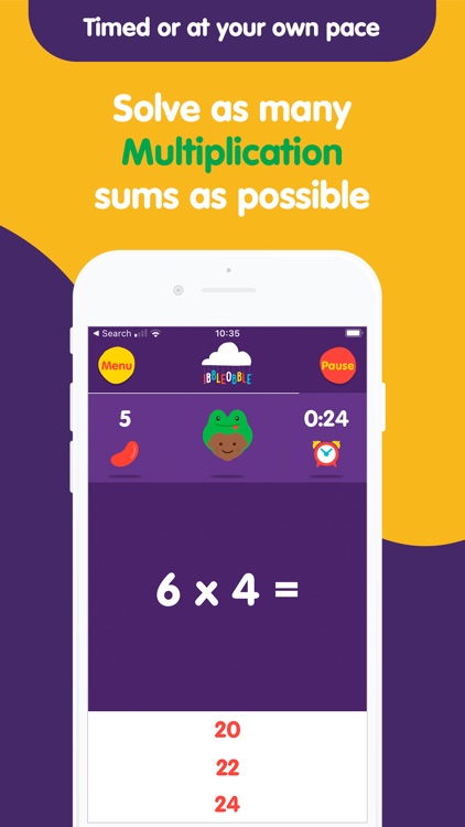 Multiplication with Ibbleobble screenshot-3