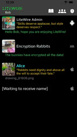 Game screenshot LiteWire Messaging hack