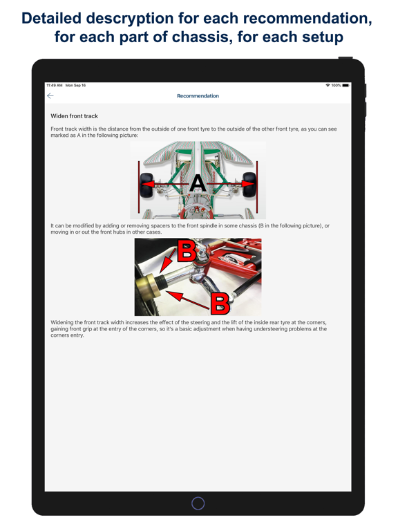 Kart Chassis Setup PRO Kart Chassis Setup PRO