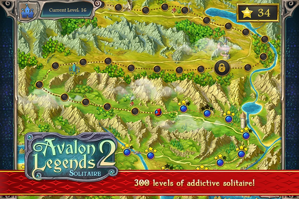 Avalon Legends Solitaire 2 (F) screenshot 4