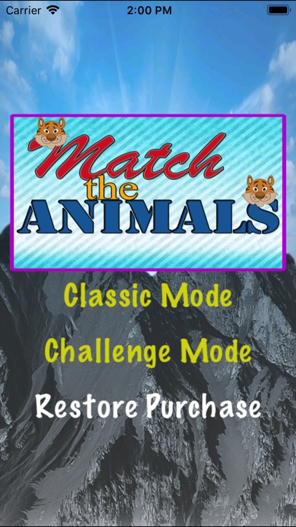 Match The Animals - Zoo