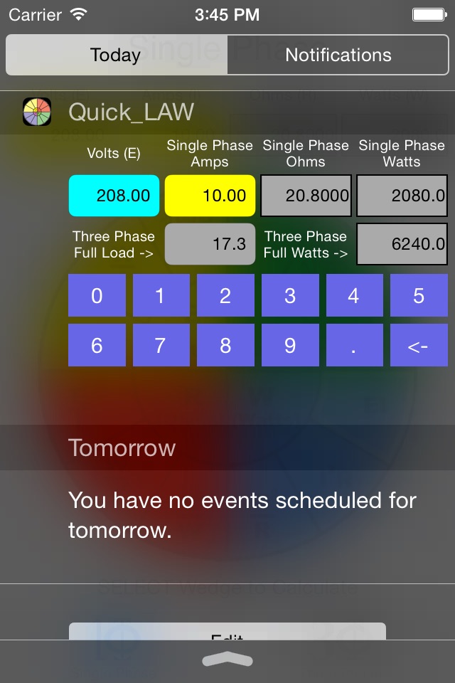 OHMs Law Calc screenshot 3