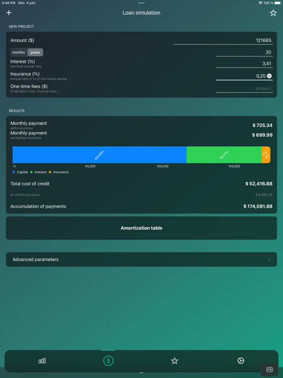 Loan payment calculator $ screenshot 3