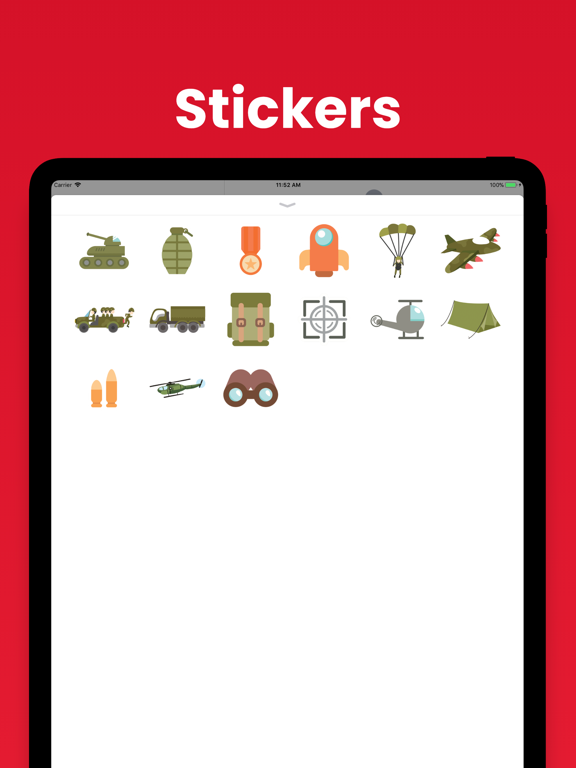 Military stickers - Army Forceのおすすめ画像1