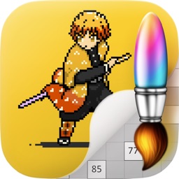 Anime Color By Number PixelArt by Jamal Baga