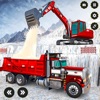 Snow Excavator Driving 3D