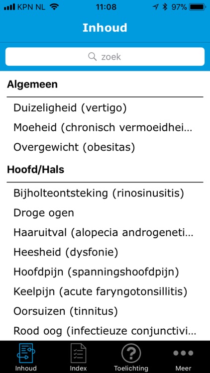 Therapie v alledaagse klachten